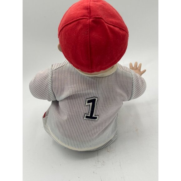 Vintage Yolanda Bello Signed Michael Baseball Baby Boy Porcelain Doll 11" - Picture 13 of 16